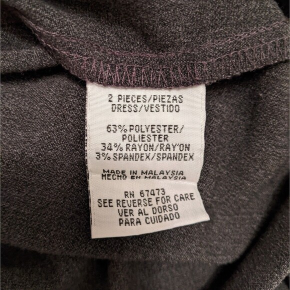 JULIAN TAYLOR 2 Piece Dress and Long Jacket Coat Size 8 - Picture 10 of 11